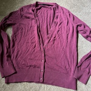 Plum banana republic women’s cardigan
